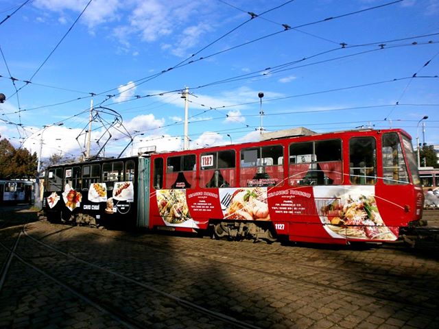 Реклама на трамваї
