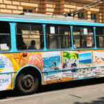 Зовнішня реклама на тролейбусі