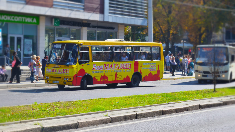 Реклама на маршрутках Львів Реклама на маршрутках Львів