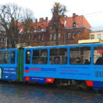 Реклама на трамваях Львів