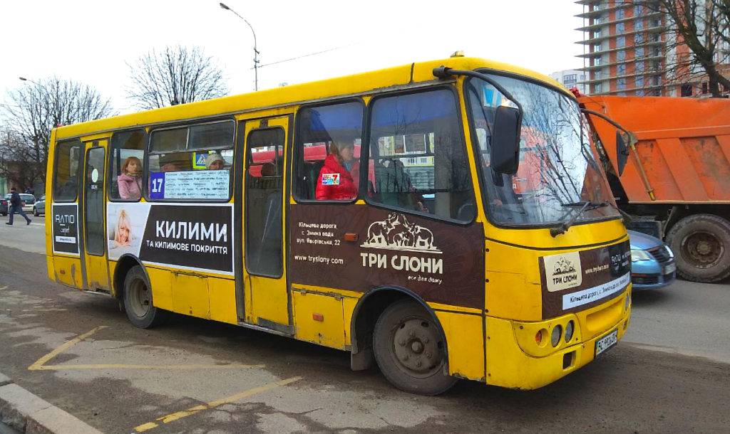 Реклама на маршрутках 