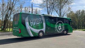 Бренедування автобуса ФК "Нива"