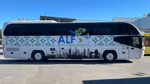 Брендування автотранспорту (автобуса) для туристичного оператора ALF